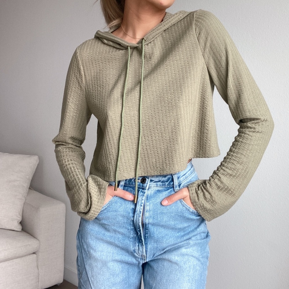 Camila Coelho sage green top